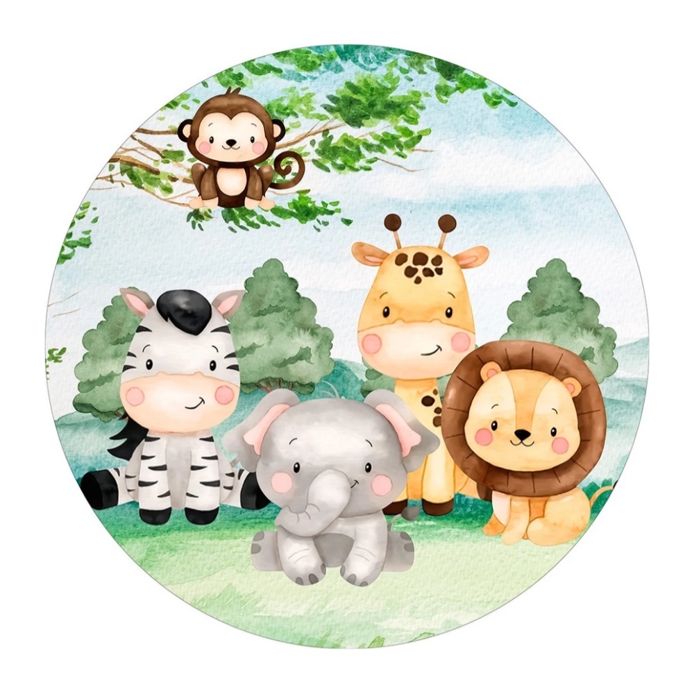 Capa Painel Safari Baby Mod. 01 - Fábrica de Emoções Locações