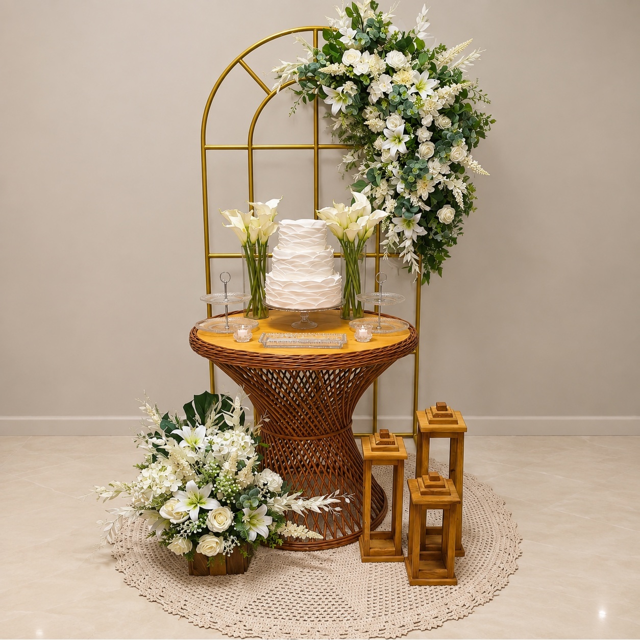 Kit 12 | Mini Wedding | Com Montagem Inclusa - Fábrica de Emoções Locações