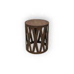 Cilindro Mdf Treliças Rústico | M - imagem 1