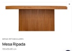 Mesa Retangular Ripada 1.80M - imagem 2