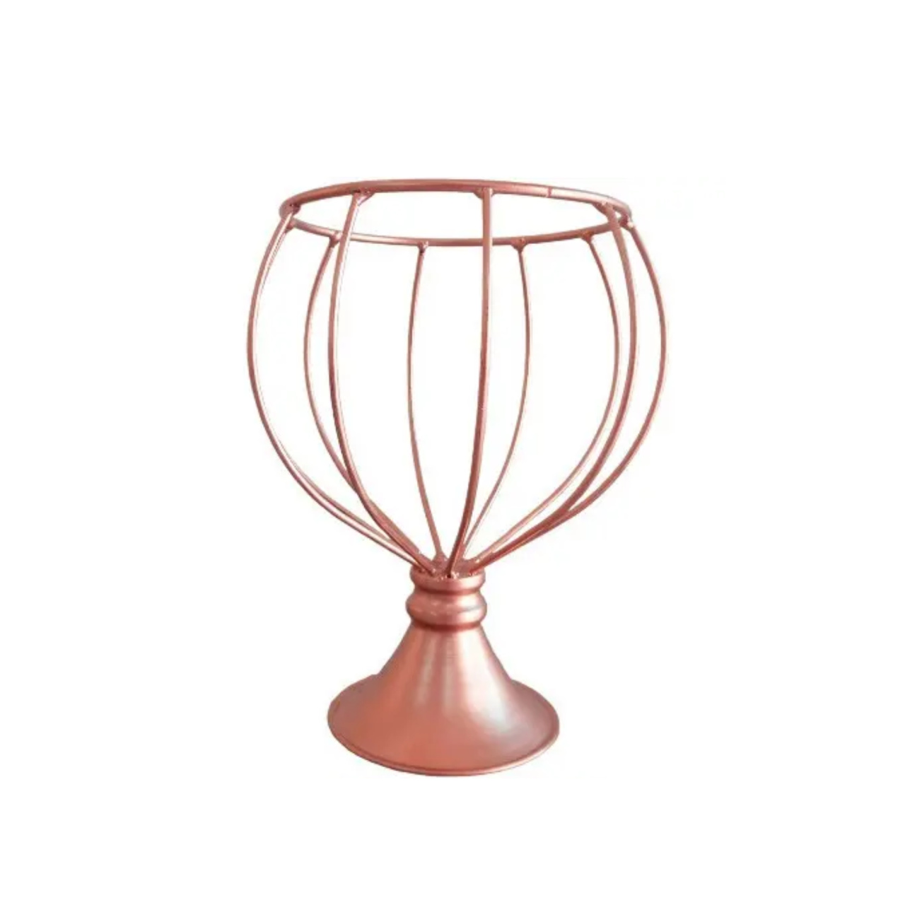 Vaso Aramado Bolinha Rose Gold - Fábrica de Emoções Locações