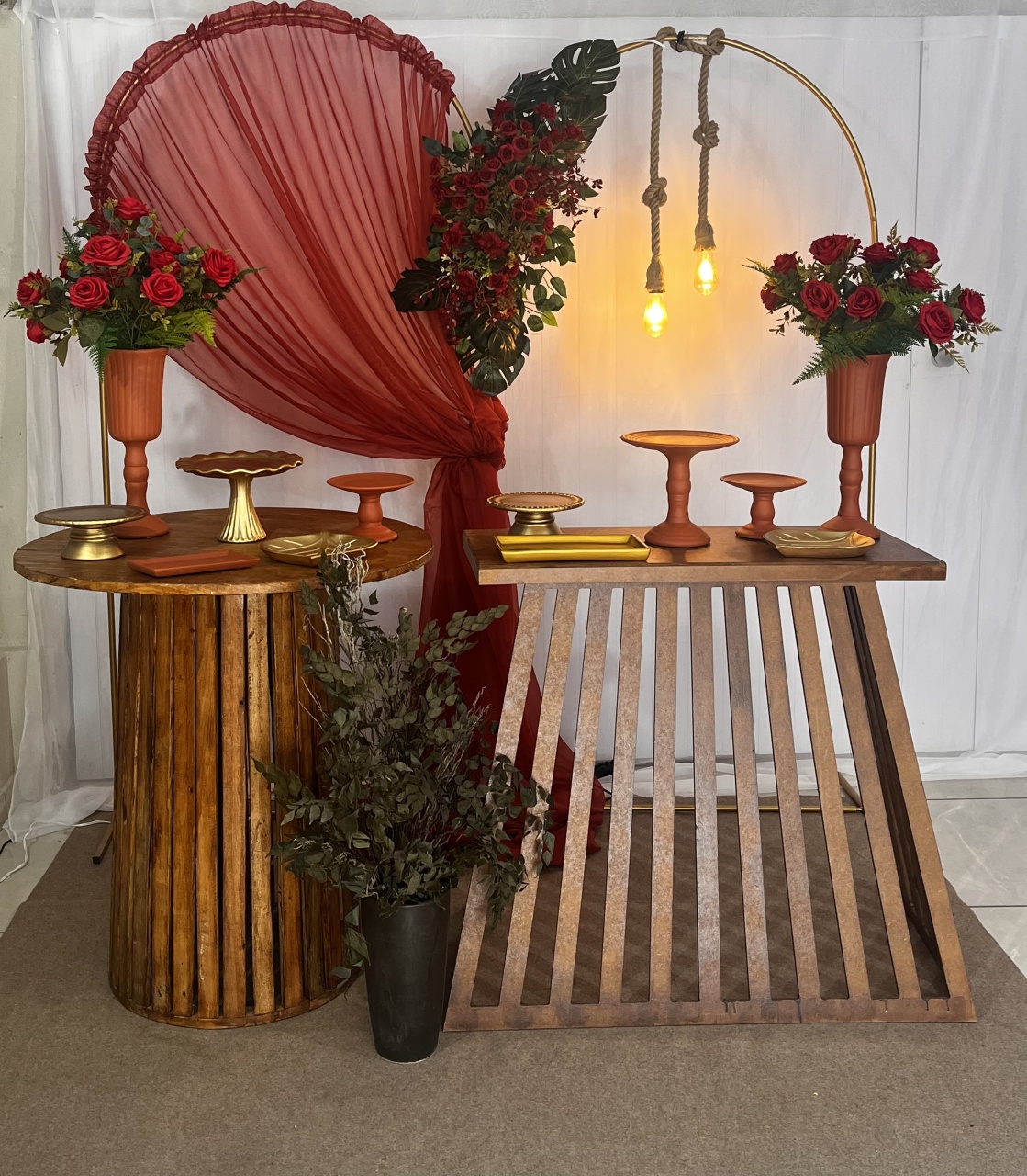 Mini Wedding Premium Marsala - Sonhodefestas 