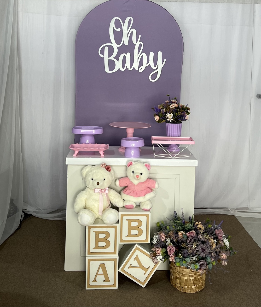 Chá Bebe Lilas - Sonhodefestas 