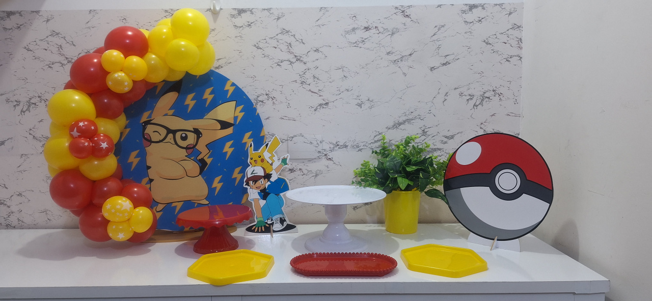 Mini Festa Picachu - Kinha Coelho