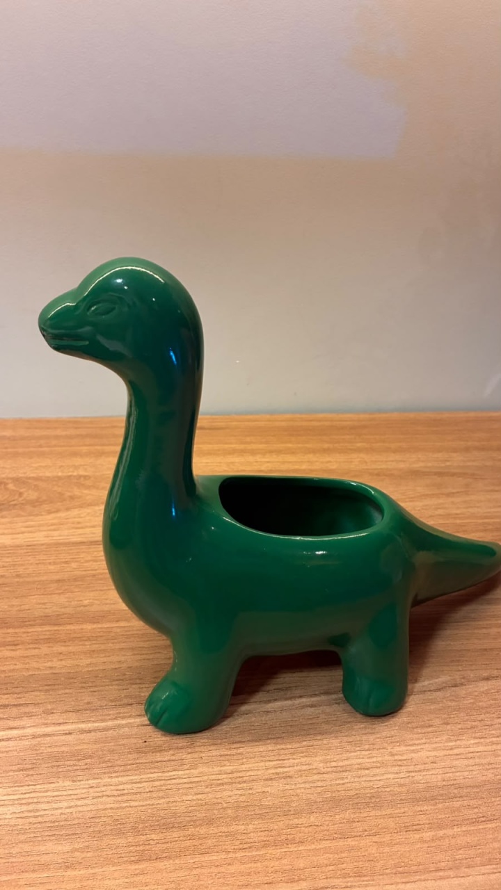 Dinossauro Decorativo Verde - Bah! Festas