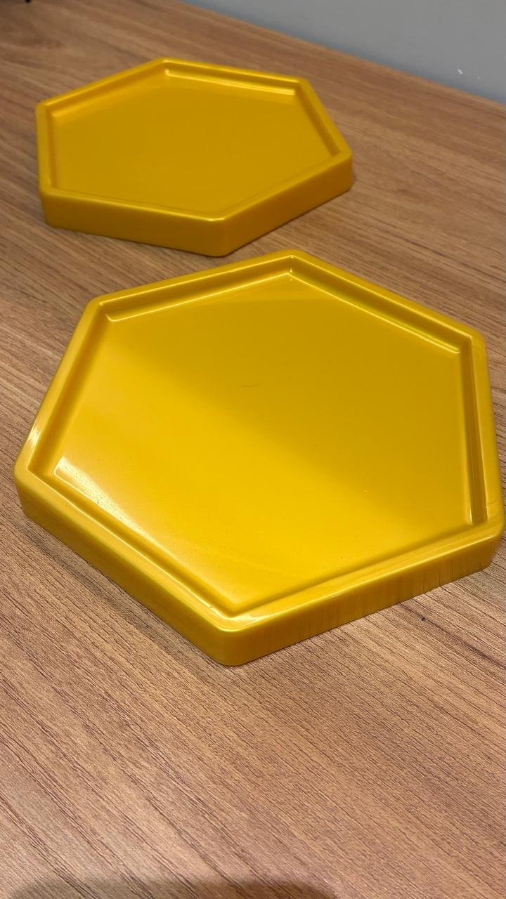 Bandeja Rasa Dourada - Bah! Festas