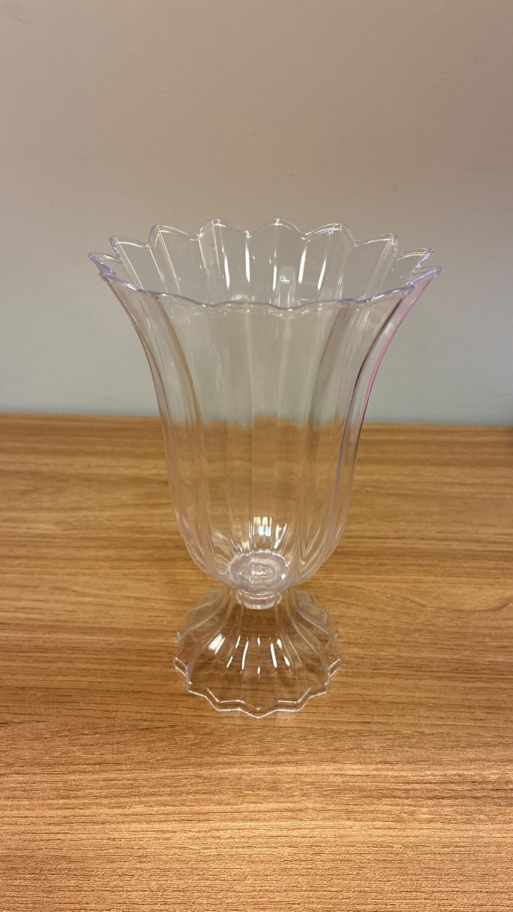 Vaso Para Flor Transparente - Bah! Festas