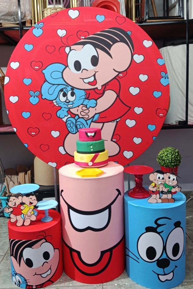 Mônica E Sansão 01 Pegue Monte - Amiga Festeira Decorações 