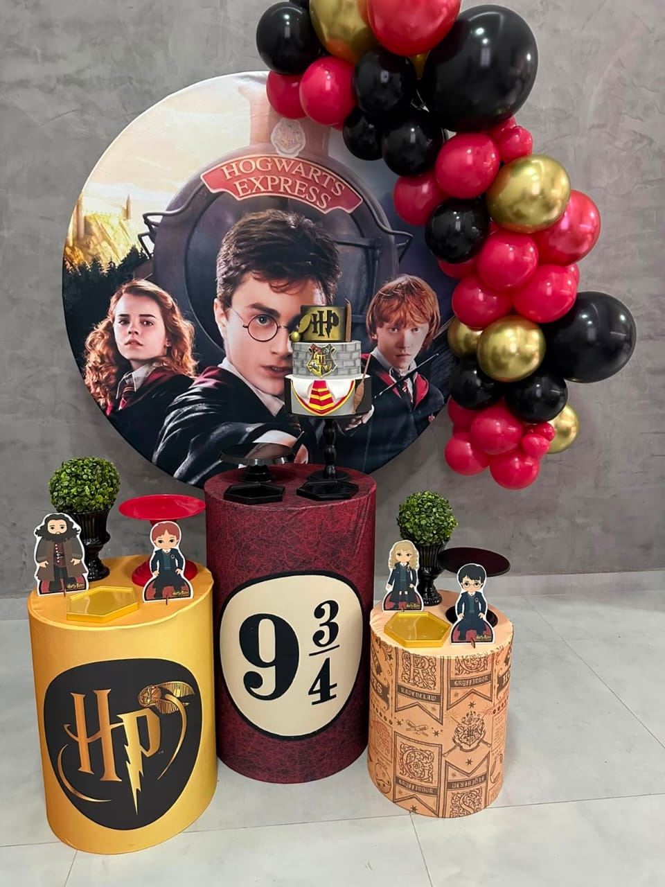 Harry Potter Pegue Monte Com Balões - Amiga Festeira Decorações 