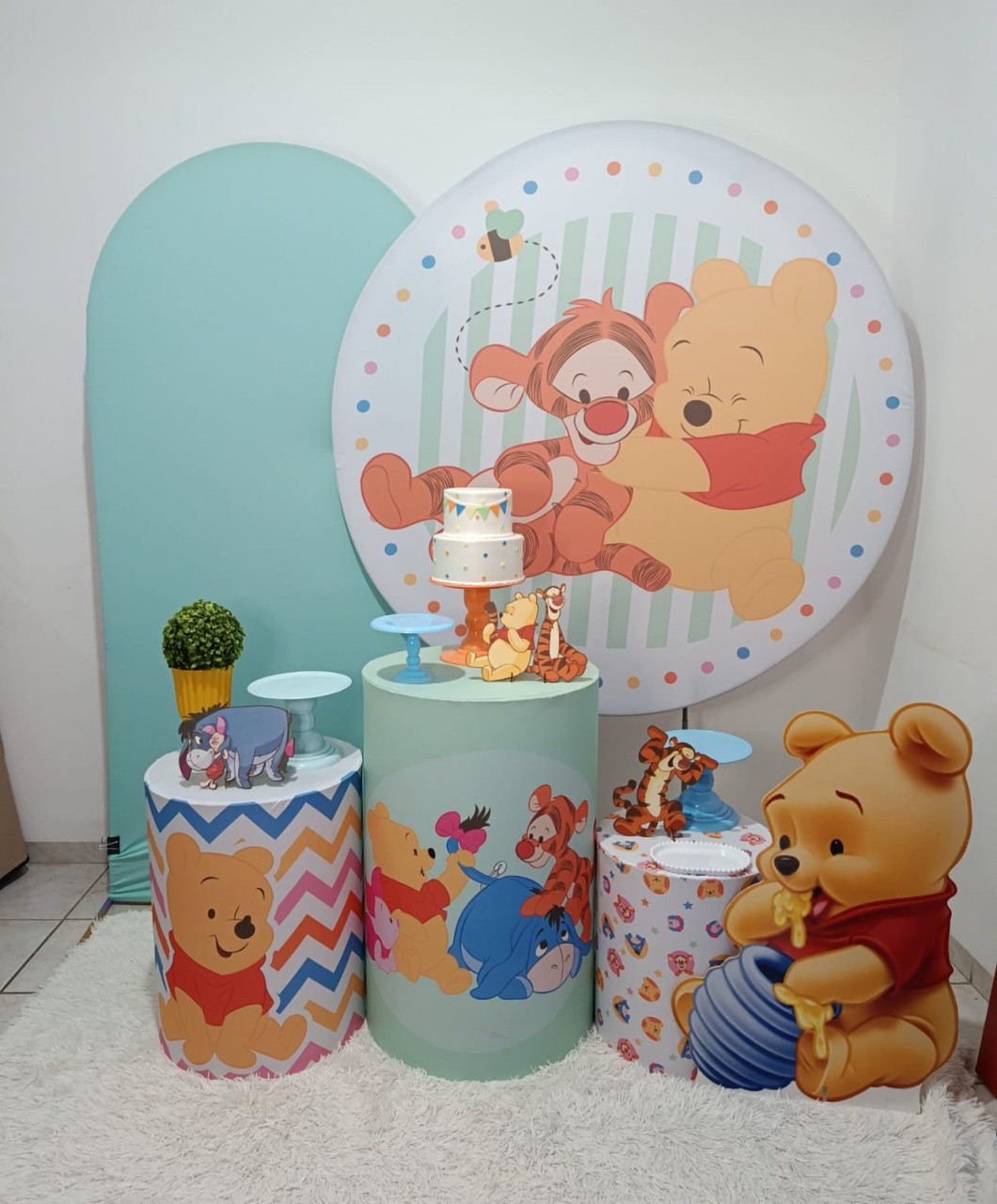 Ursinho Pooh 02 M Pegue Monte - Amiga Festeira Decorações 