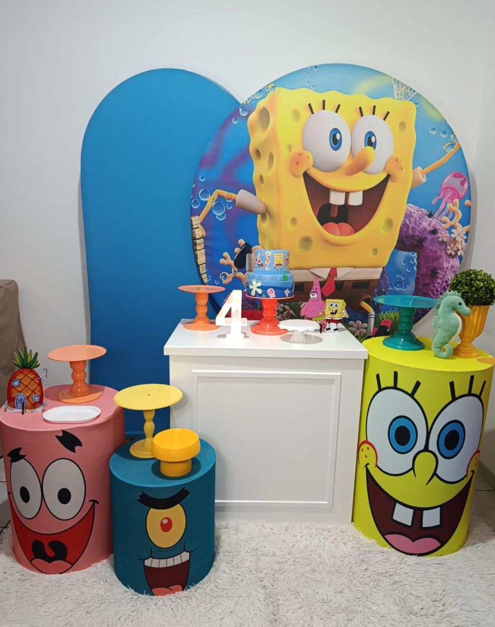 Bob Esponja 03 M Pegue Monte - Amiga Festeira Decorações 