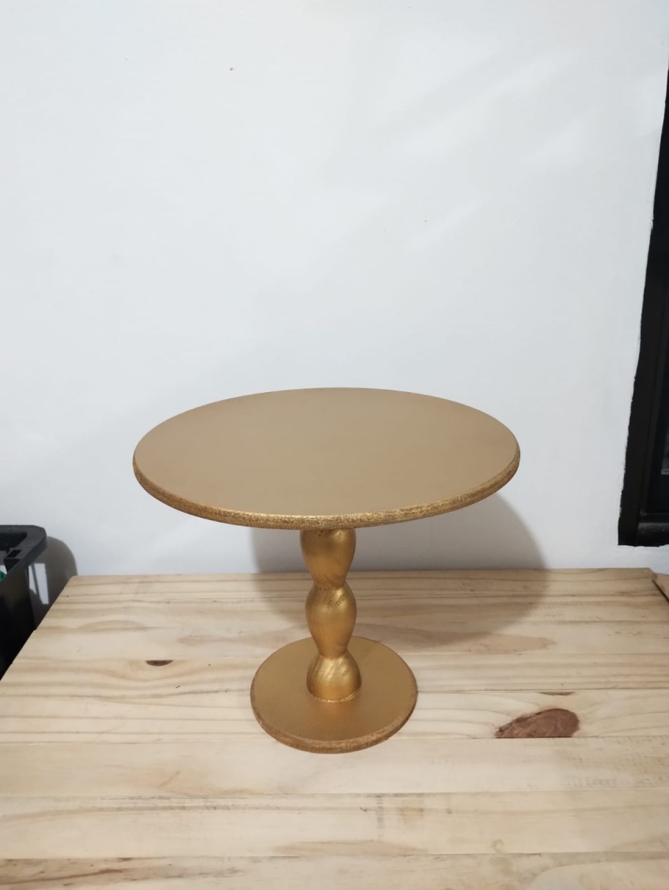 Porta Doces Dourado de Mdf Tam G - Amiga Festeira Decorações 