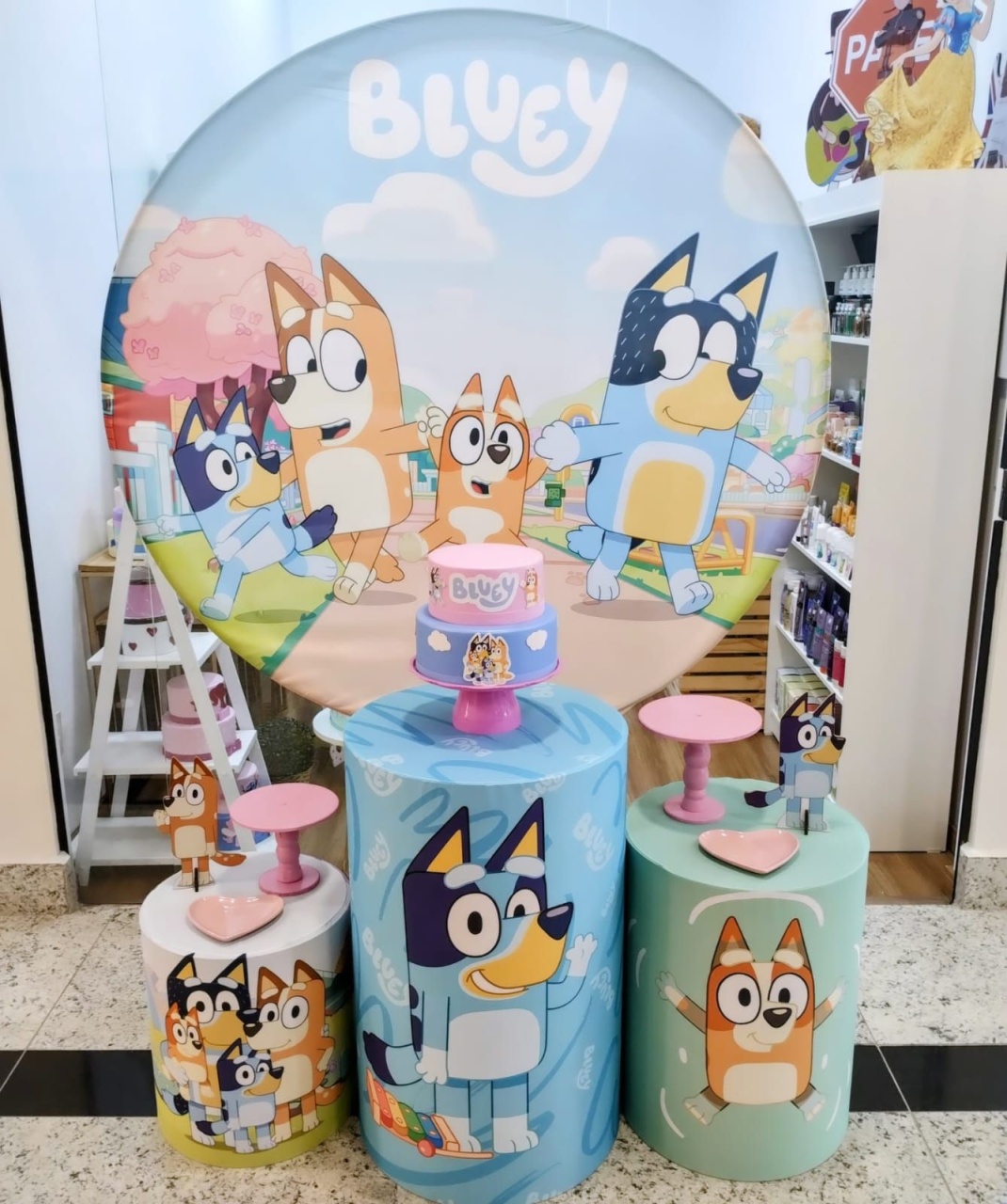 Bluey Pegue Monte - Amiga Festeira Decorações 
