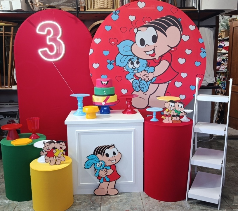 Mônica E Sansão 03 Pegue Monte - Amiga Festeira Decorações 