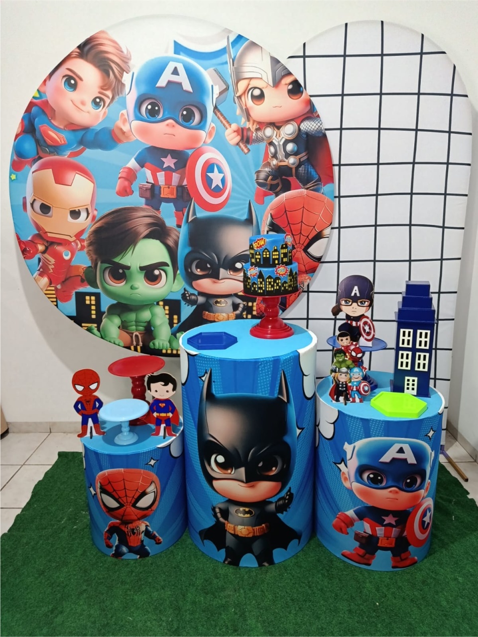 Vingadores Baby 02 Pegue Monte - Amiga Festeira Decorações 
