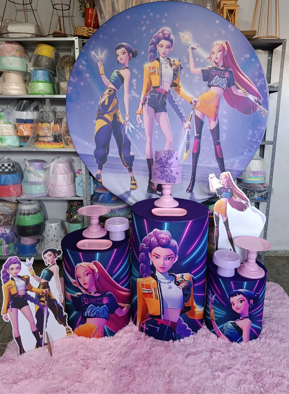 Guerreiras Do Kpop - Amiga Festeira Decorações 