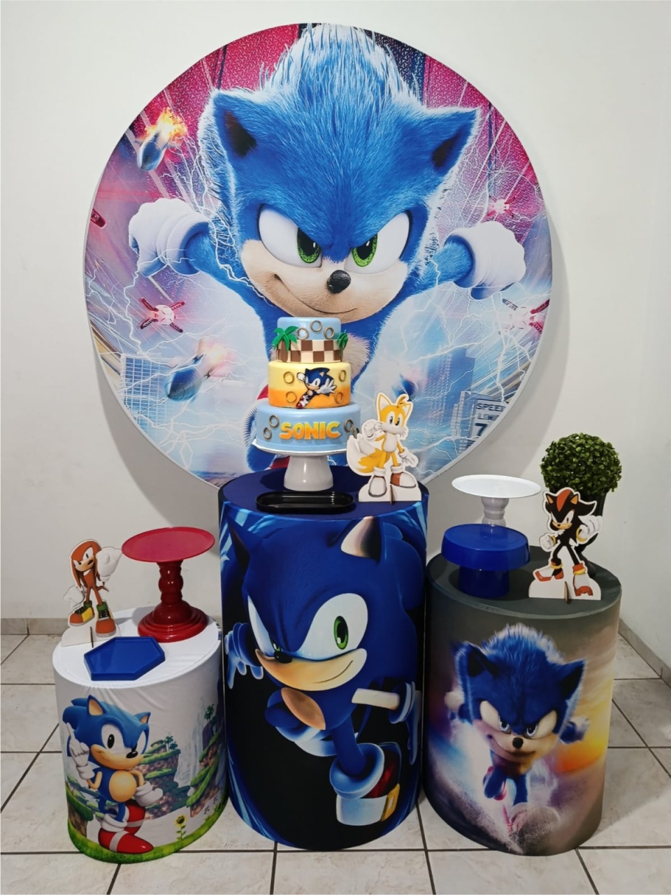 Sonic 01 Pegue Monte - Amiga Festeira Decorações 