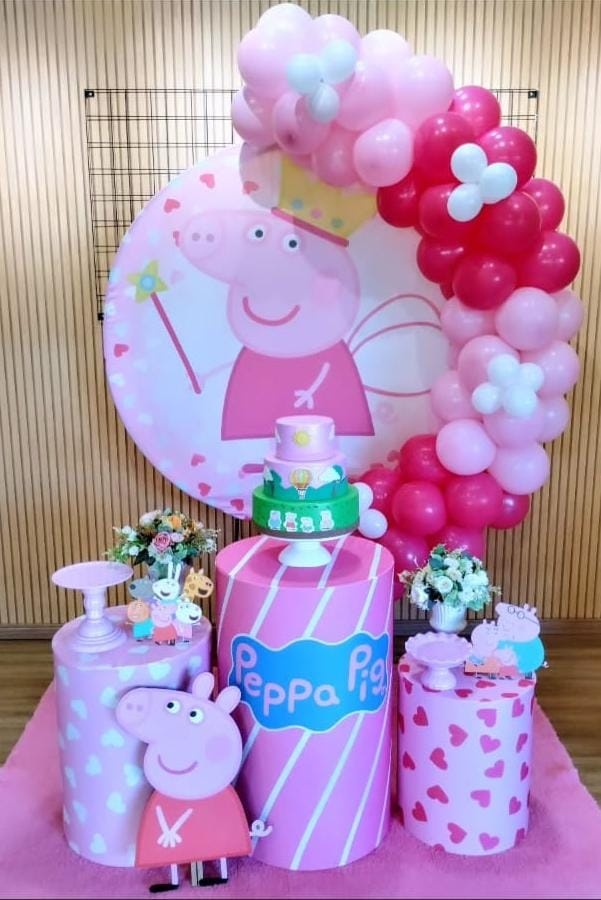 Peppa Pig Rosa Pegue Monte 02 - Amiga Festeira Decorações 