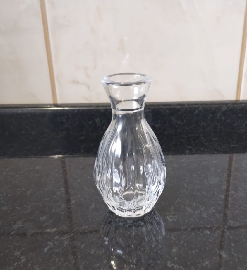 Vaso de Vidro P - Amiga Festeira Decorações 
