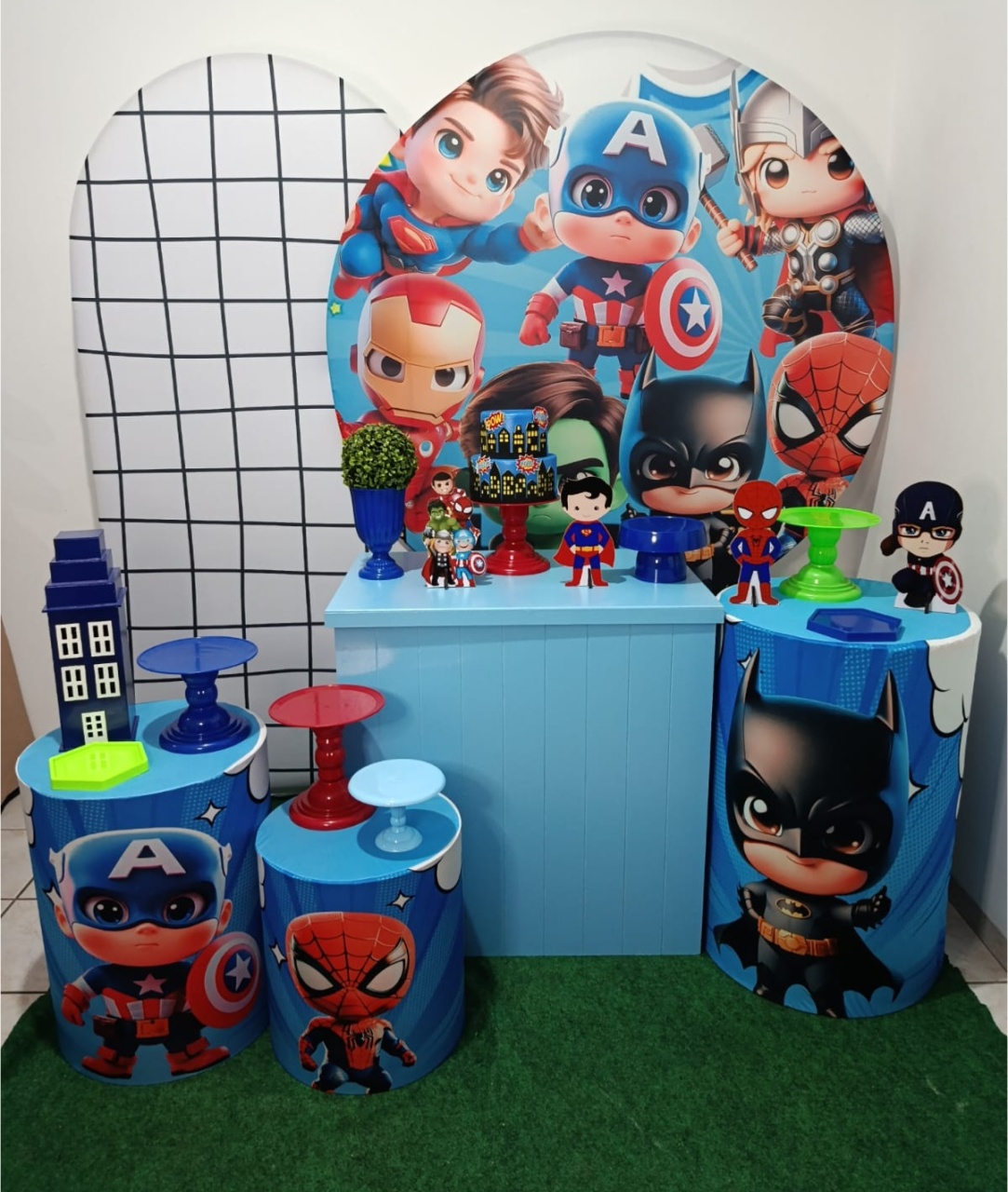 Vingadores Baby 03 Pegue Monte - Amiga Festeira Decorações 