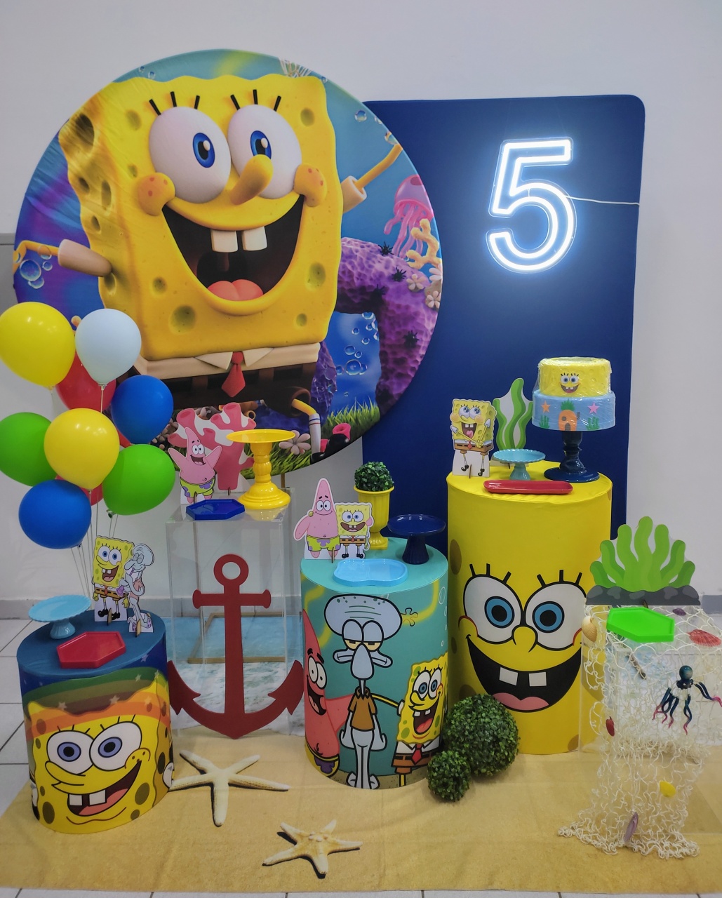Bob Esponja Luxo - Sonho de Festa locações 