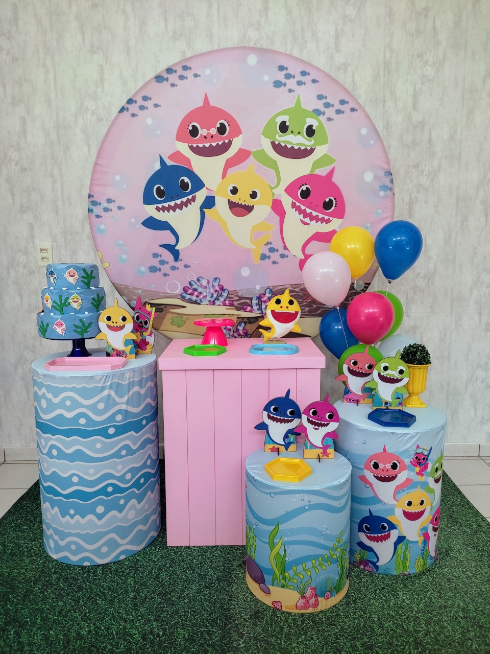 Baby Shark Menina 2 - Sonho de Festa locações 
