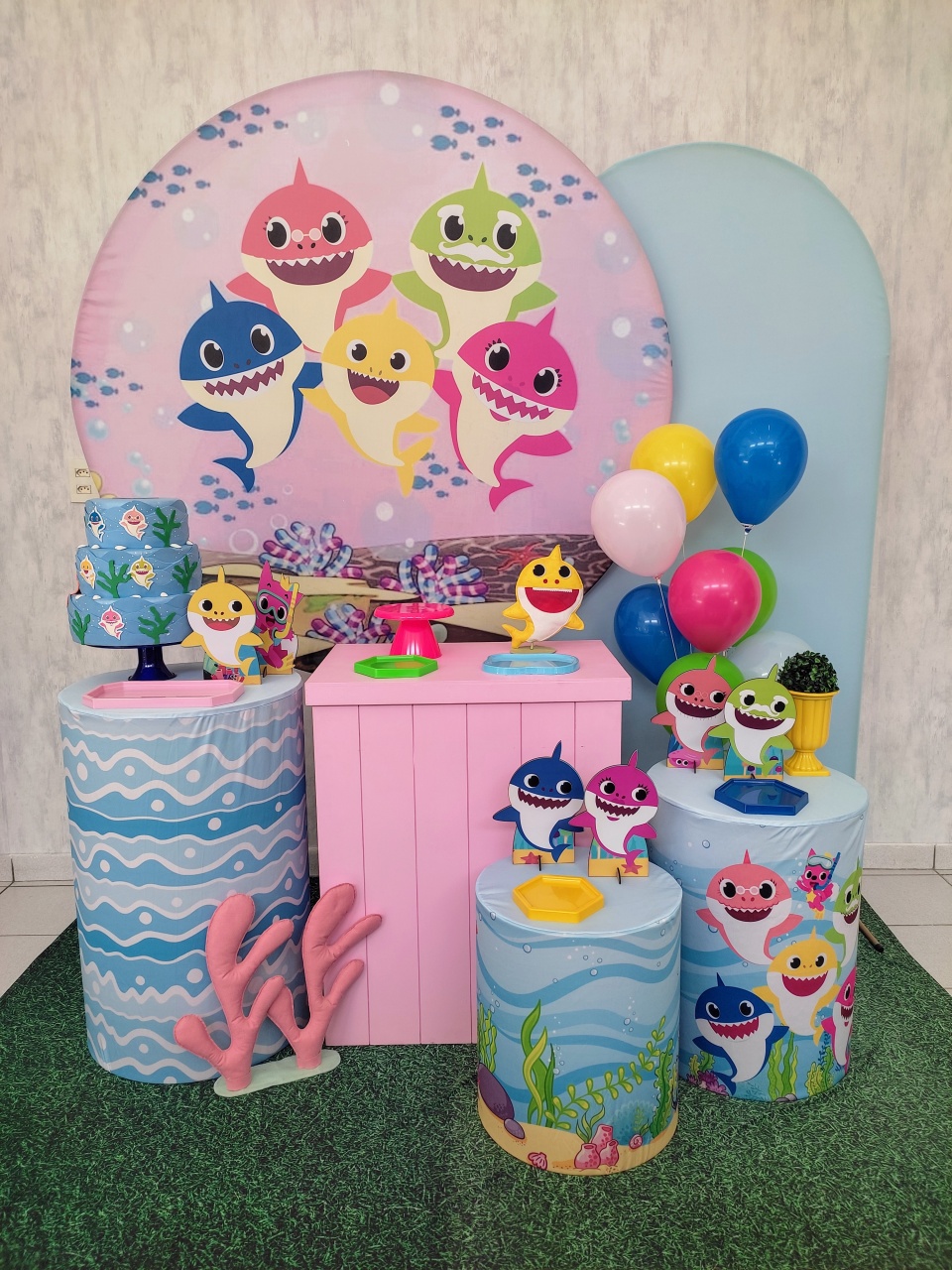 Baby Shark Menina 3 - Sonho de Festa locações 