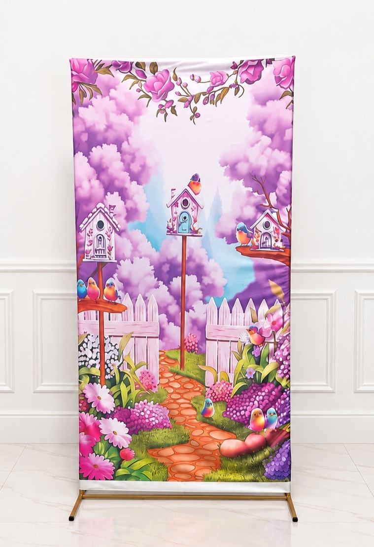 Capa Painel Retangular Jardim - Carla Ferrari Pegue e Monte