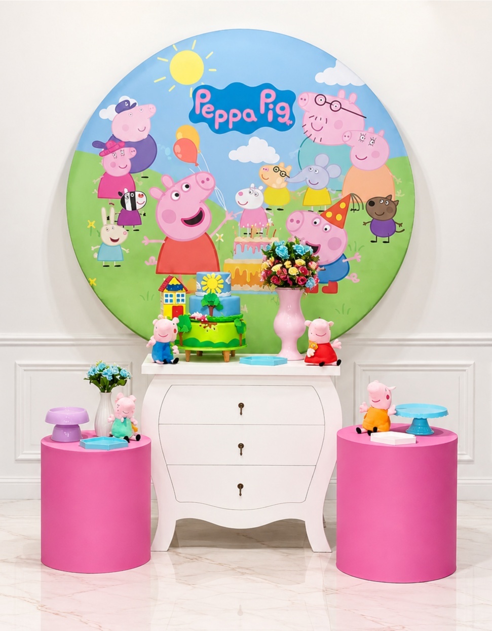 Peppa Pig Menina 🩷 - Carla Ferrari Pegue e Monte