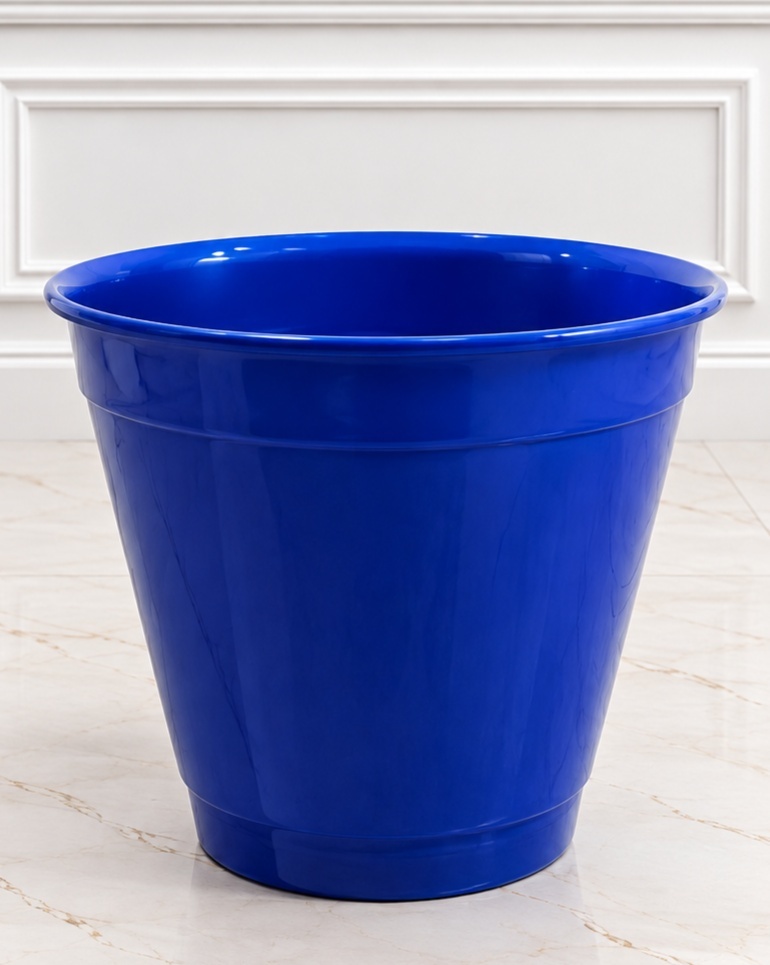 Cachepô Alumínio Azul Royal - Carla Ferrari Pegue e Monte