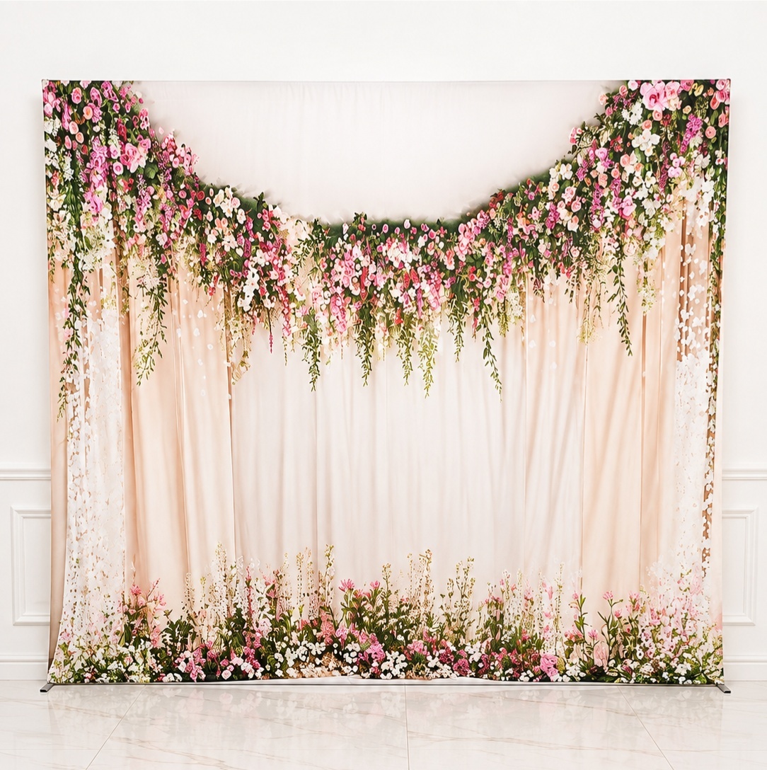 Capa Painel Retangular Floral - Carla Ferrari Pegue e Monte