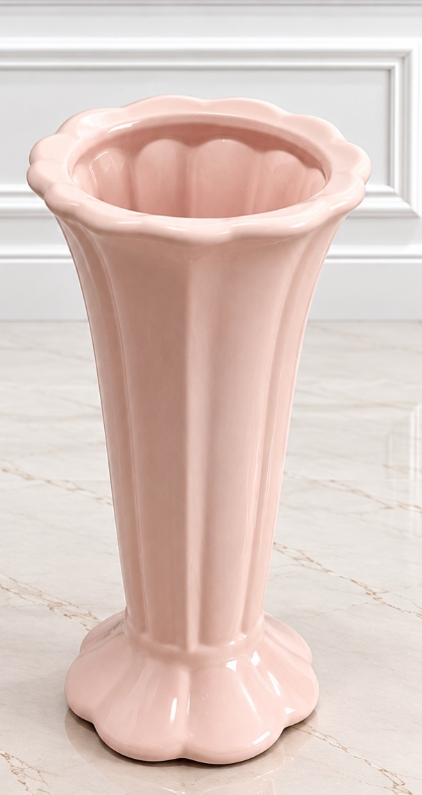 Vaso Louça Rosa ** - Carla Ferrari Pegue e Monte