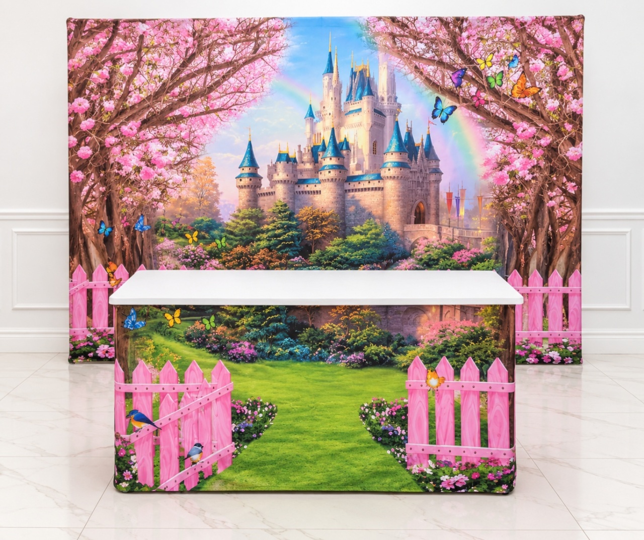 Painel E Saia Para Mesa - Carla Ferrari Pegue e Monte
