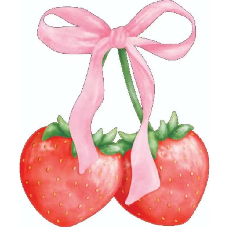Displey Morango Com Laco 60 Cm - WP LOCFEST