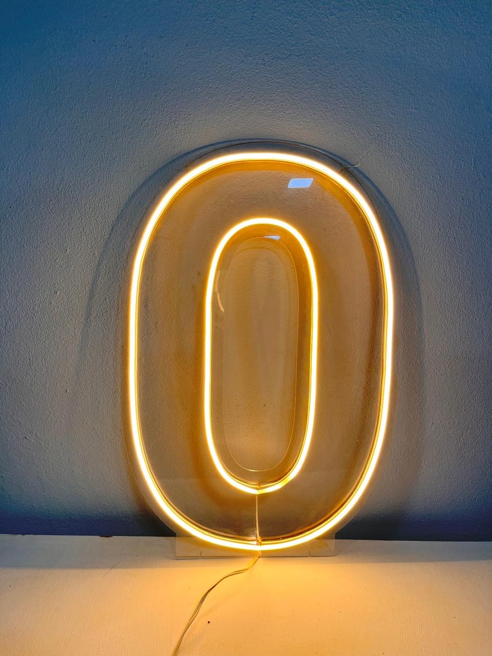Numero 0 Painel Neon de Led Premium - WP LOCFEST