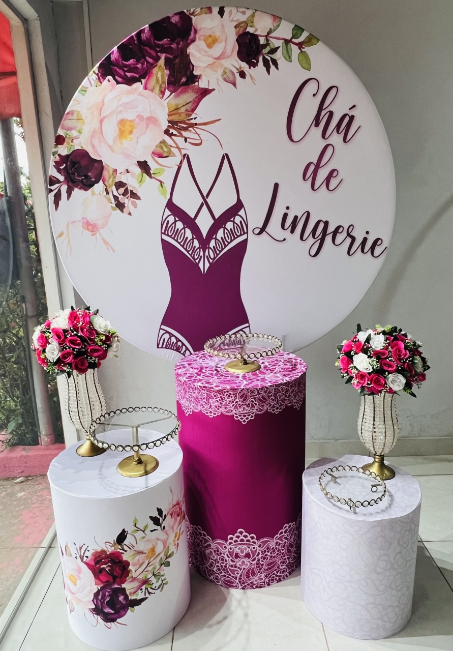 Pegue E Monte Chá de Lingerie - Aline Maura Loc e Decor