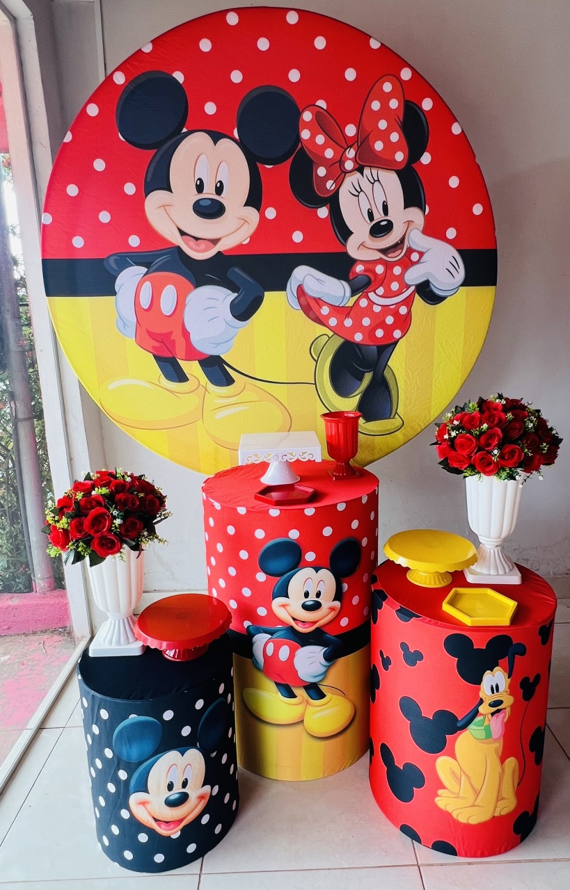 Pegue E Monte Minie E Mickey - Aline Maura Loc e Decor