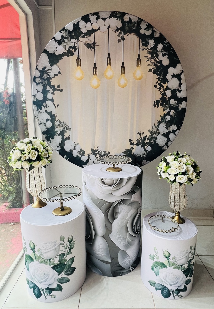 Kit Pegue E Monte Casamento Com Cilindro - Aline Maura Loc e Decor