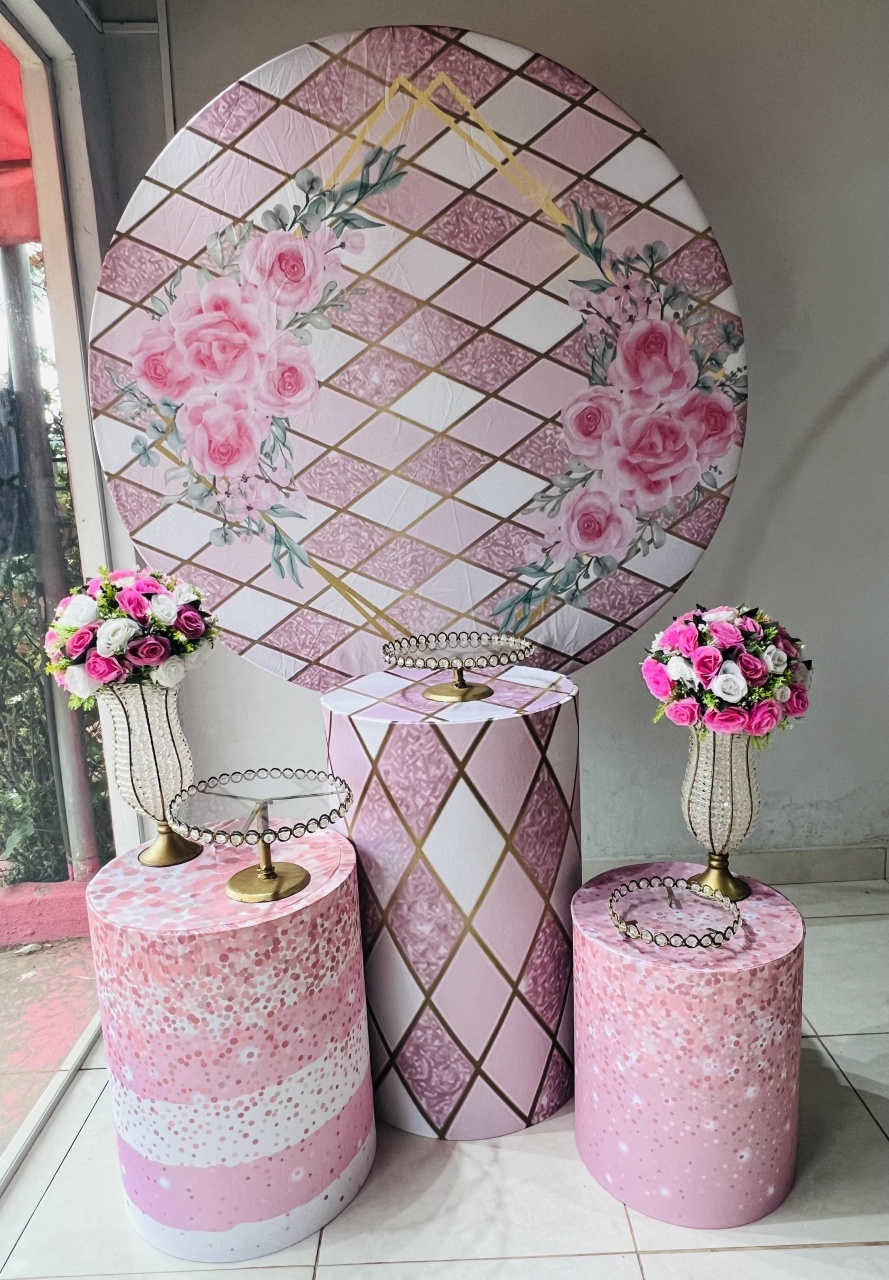 Pegue E Monte Feminino Rose - Aline Maura Loc e Decor