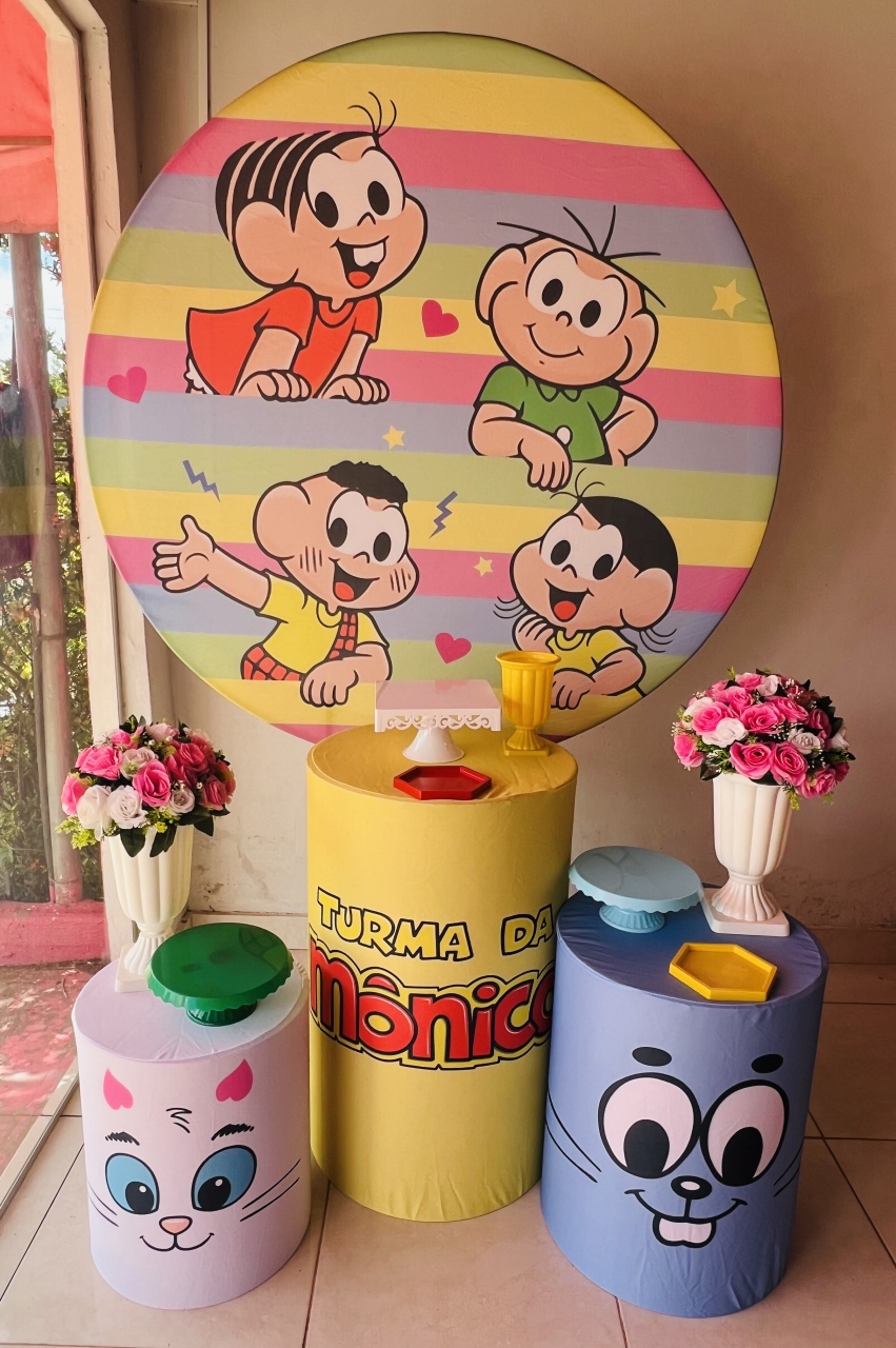 Pegue E Monte Turma da Mônica - Aline Maura Loc e Decor