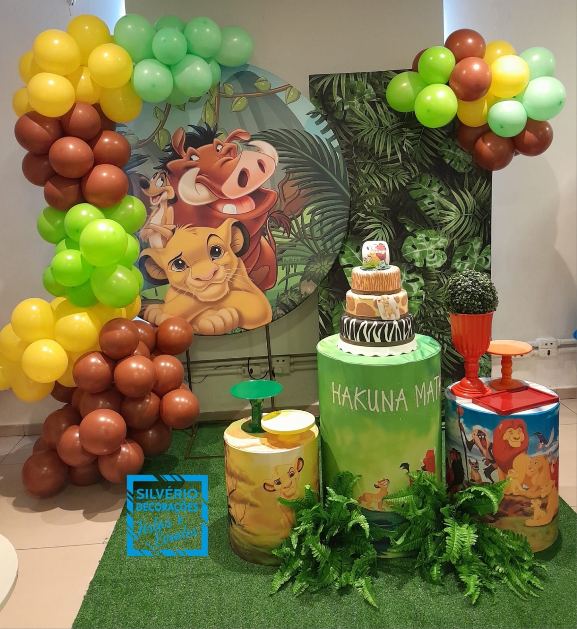 Tema Rei Leõa Montagem - Silverio decorações