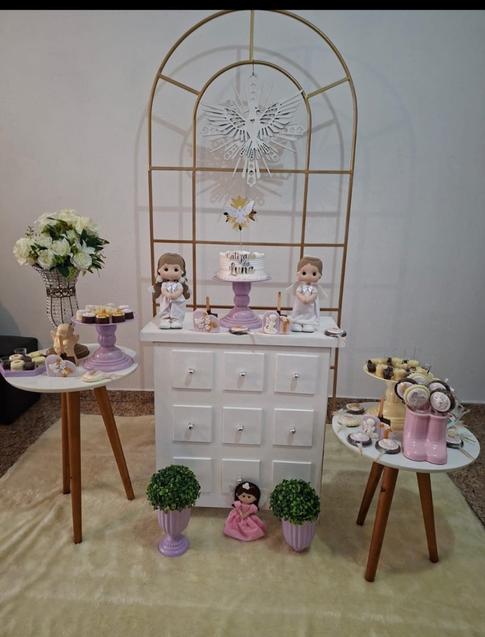 Tema Batizado Menina - Silverio decorações