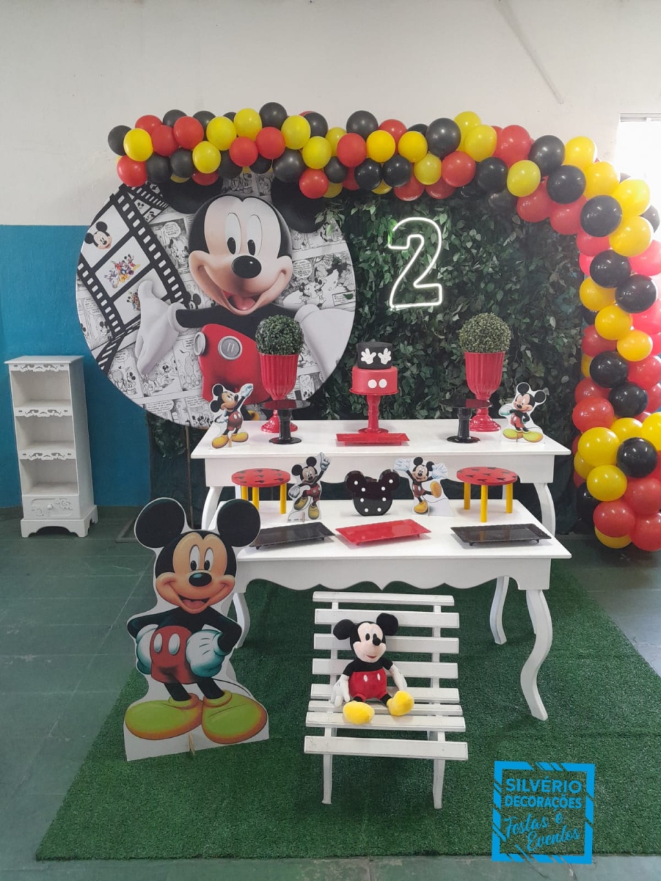 Tema Mickey Montagem - Silverio decorações