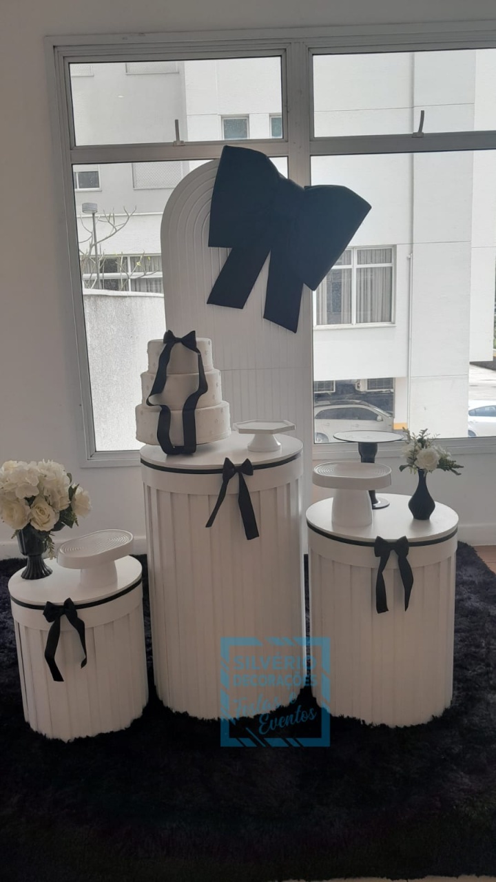 Tema Laço Preto - Silverio decorações
