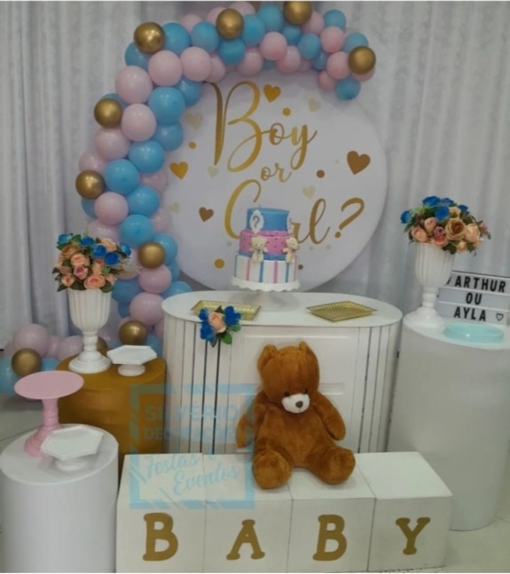 Chá Revelação Boy Ou Girl (Montagem) - Silverio decorações