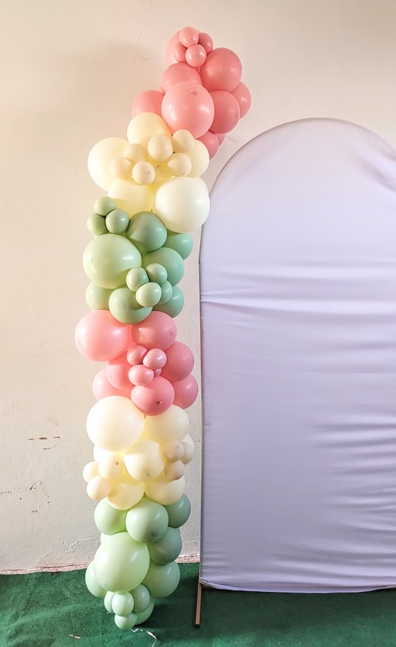 Arco de Balões - Ágata pegue monte e decore 