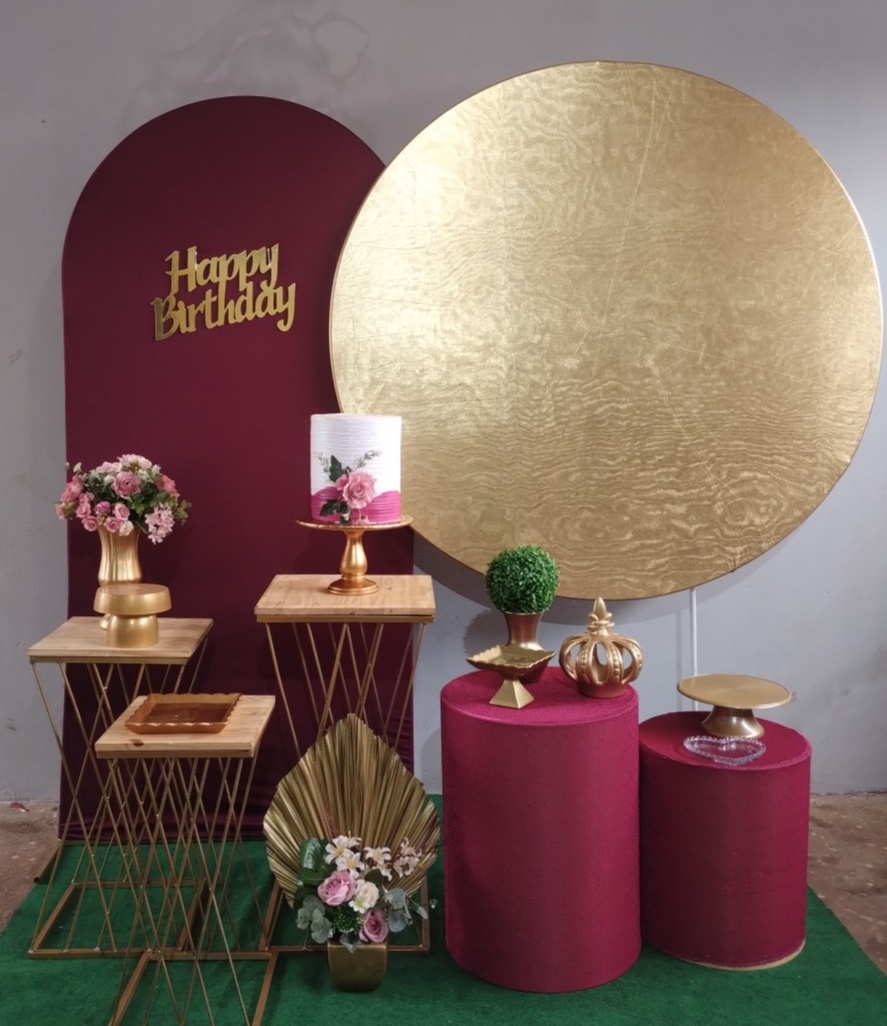 Marsala E Dourado Premium - Ágata pegue monte e decore 