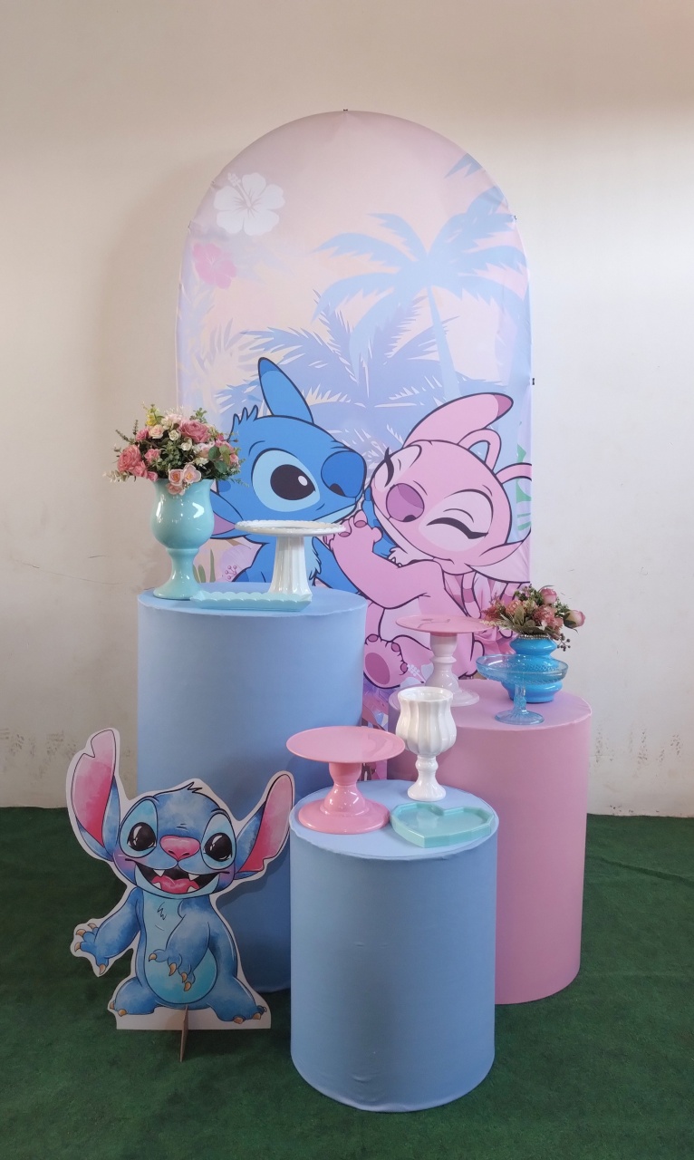 Stich E Angel - Ágata pegue monte e decore 