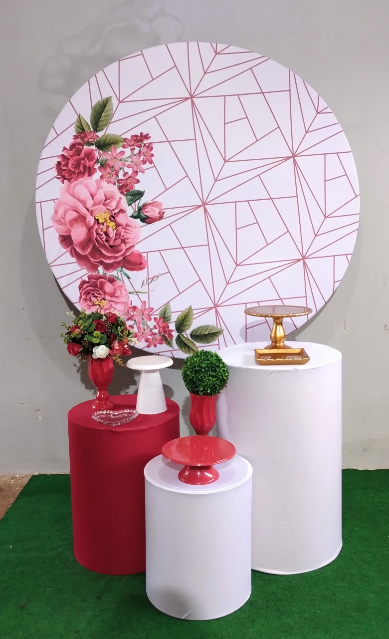 Marsala Floral - Ágata pegue monte e decore 