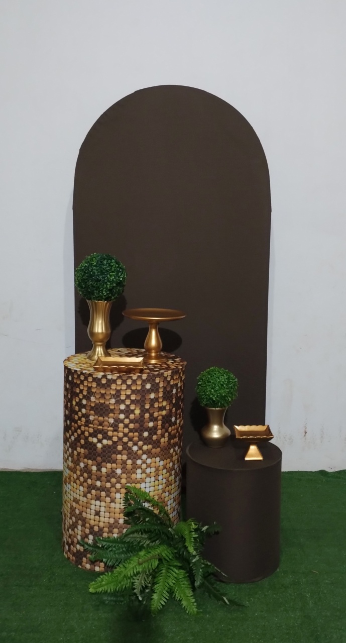 Romano Marron Com Dourado - Ágata pegue monte e decore 